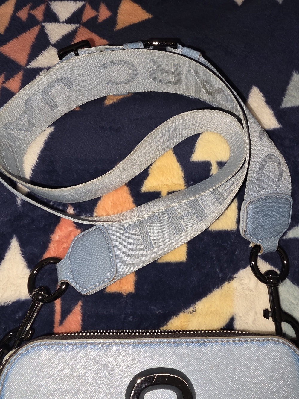 Marc Jacobs Light Blue Snapshot Crossbody Bag - Picture 4 of 7